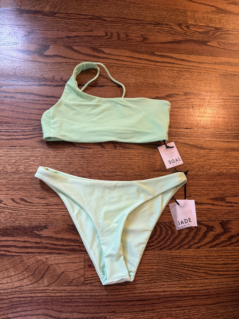 Jade Mint Green Two-Piece Bikini Set